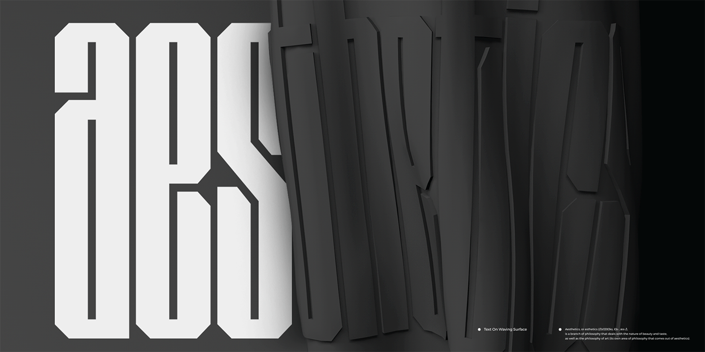 Exorts Compressed Black Italic Font preview